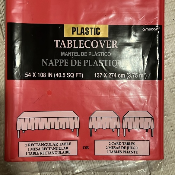 Plastic Table Covers - Picture 2 of 3